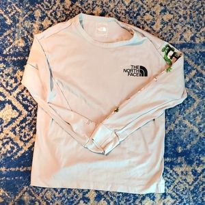 Light grey graphic long t-shirt